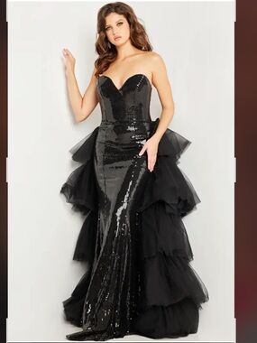 New Jovani Black Gown